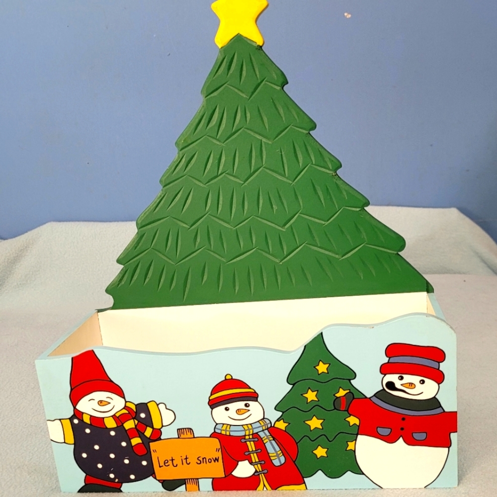 Snowman Greeting Card Box